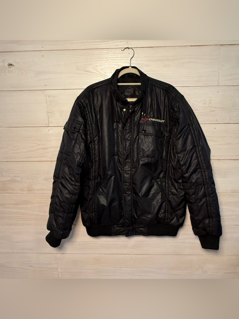 Vintage Turning Point Men’s XL Bomber Jacket Chevrolet Racing